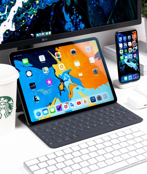 Ipad computer webdesign